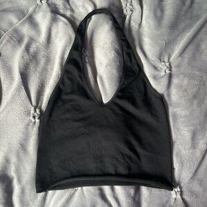 Black Halter Top, Formally a Body Suit